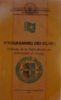 PROGRAMMES DES COURS